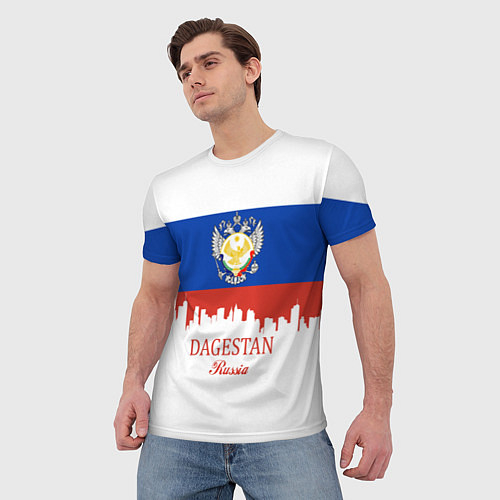 Мужские 3D-футболки Дагестана