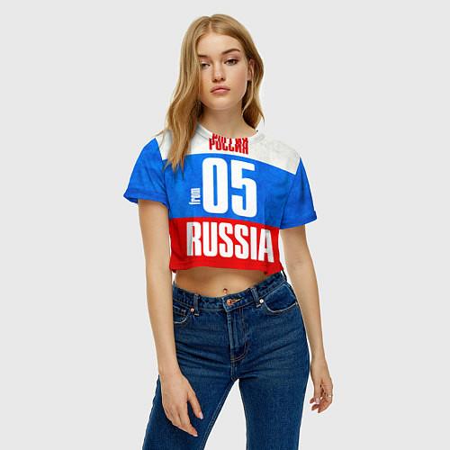 Женские укороченные футболки Дагестана
