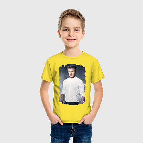 Детские хлопковые футболки Дэвид Бекхэм