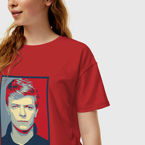Женские хлопковые футболки David Bowie