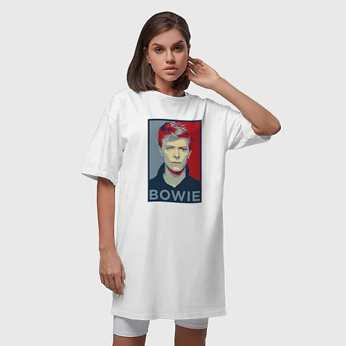 Женские хлопковые футболки David Bowie