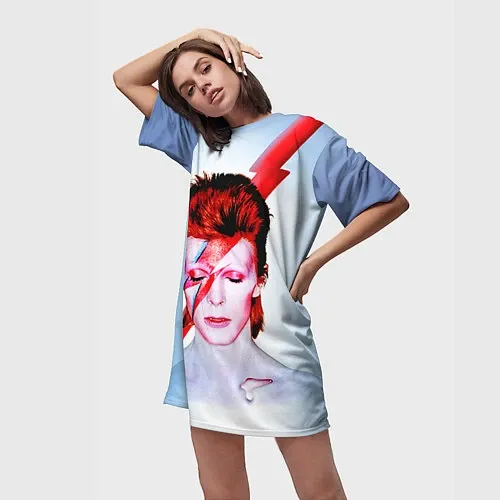 Женские длинные футболки David Bowie