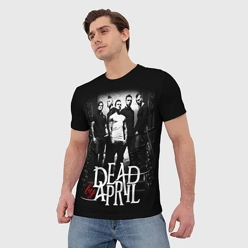 Мужские 3D-футболки Dead by April