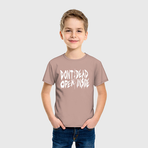 Детские хлопковые футболки Dead Inside