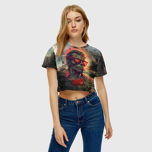 Женские укороченные футболки Dead Island