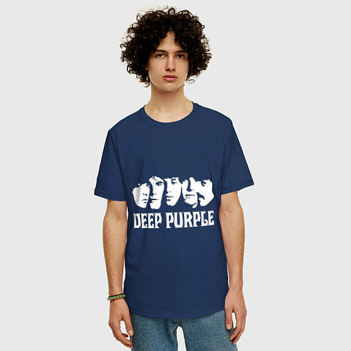 Мужские хлопковые футболки Deep Purple