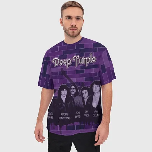 Мужские футболки оверсайз Deep Purple