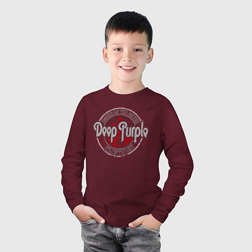 Хлопковые лонгсливы Deep Purple