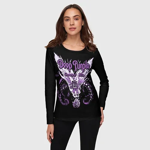 Женские футболки с рукавом Deep Purple