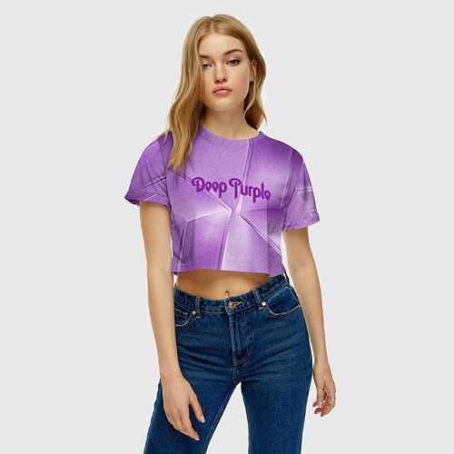 Женские укороченные футболки Deep Purple