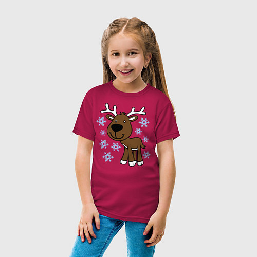 Детские футболки с оленями