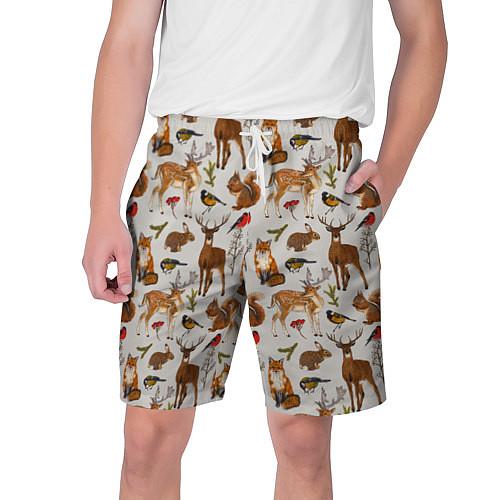 Мужские шорты с оленями