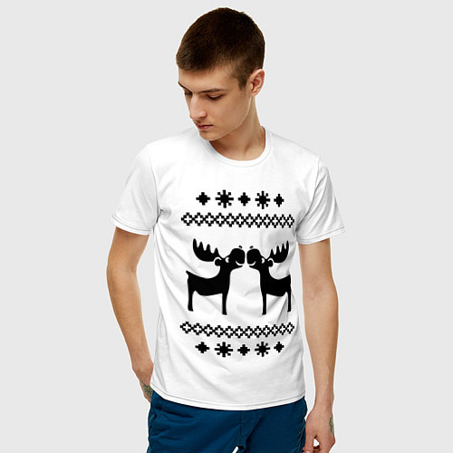 Мужские футболки с оленями