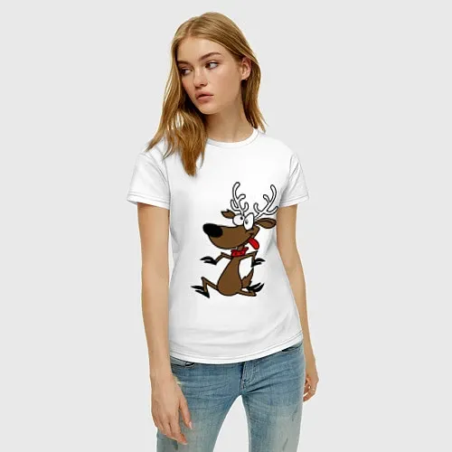 Женские футболки с оленями