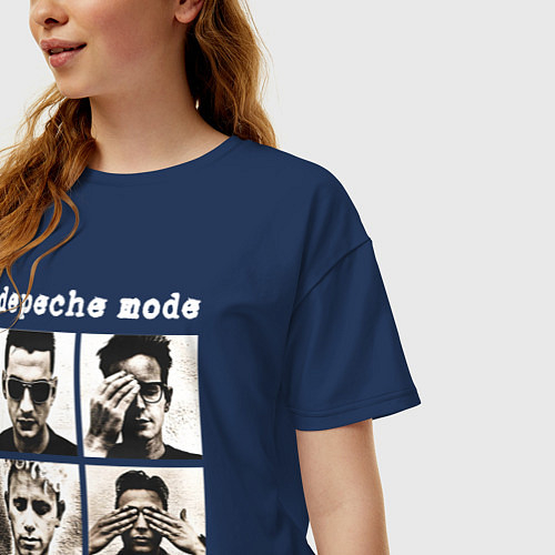 Женские футболки оверсайз Depeche Mode