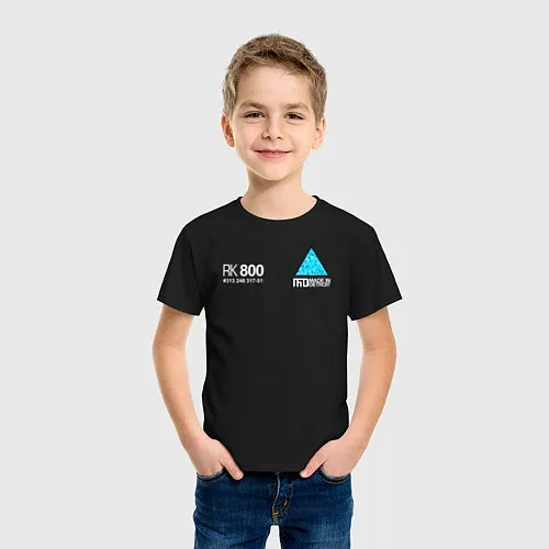 Детские хлопковые футболки Detroit: Become Human