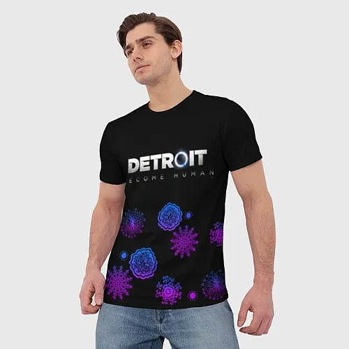 Мужские 3D-футболки Detroit: Become Human
