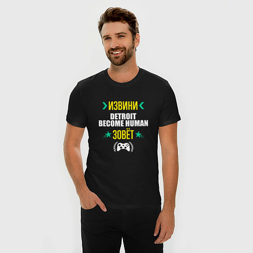Мужские приталенные футболки Detroit: Become Human