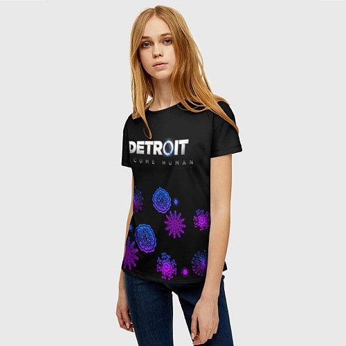 Женские 3D-футболки Detroit: Become Human