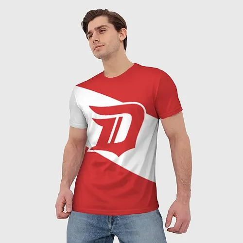 3D-футболки Детройт Ред Уингз