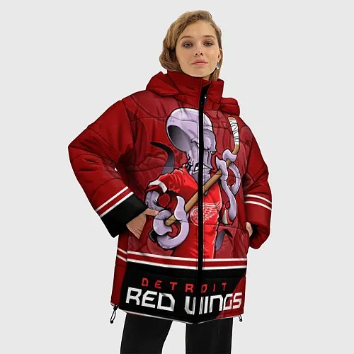 Женские зимние куртки Детройт Ред Уингз