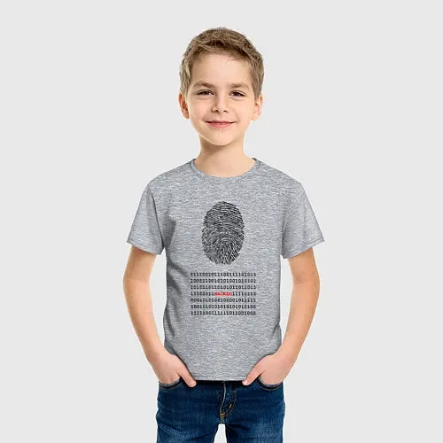 Детские хлопковые футболки для программиста
