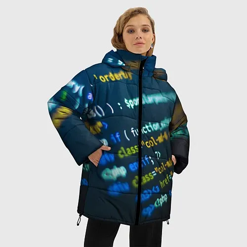 Женские Куртки зимние для программиста