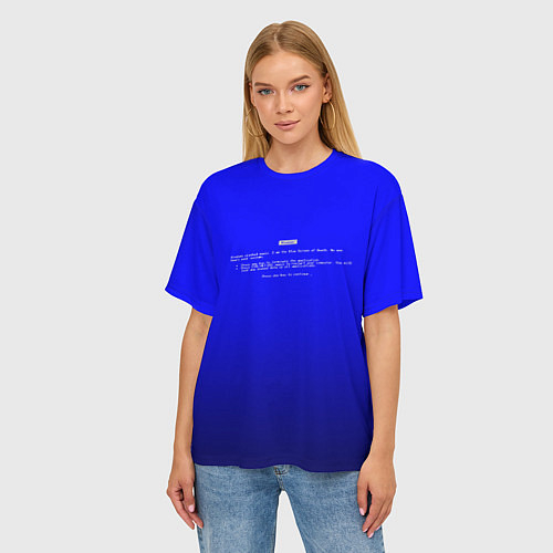 Женские футболки оверсайз для программиста