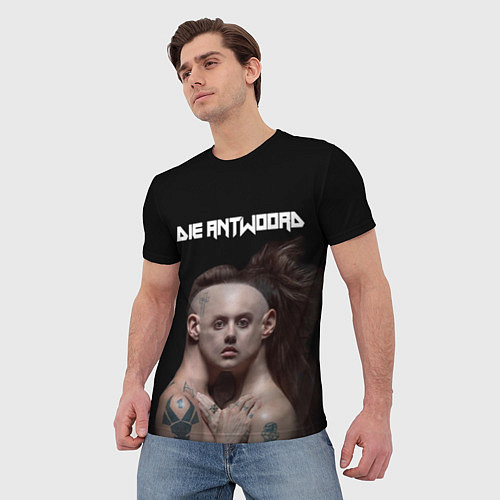 Мужские 3D-футболки Die Antwoord