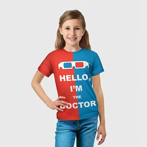 Детские 3D-футболки Доктор Кто