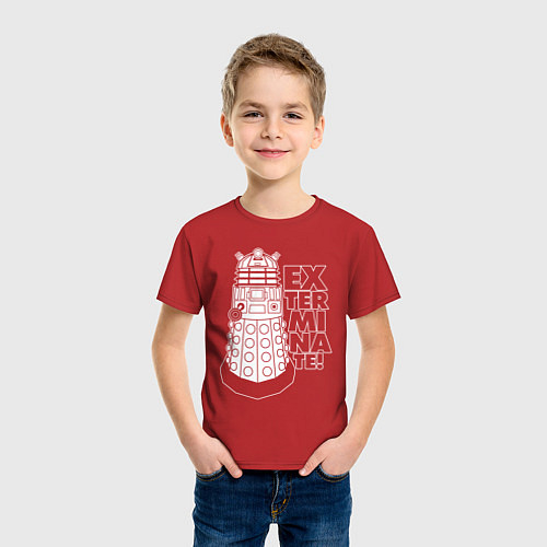 Детские хлопковые футболки Доктор Кто