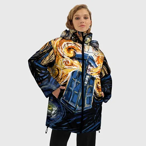 Женские куртки с капюшоном Доктор Кто