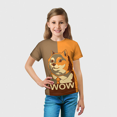 Детские 3D-футболки Doge