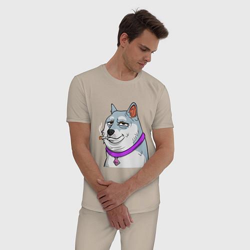 Мужские пижамы Doge