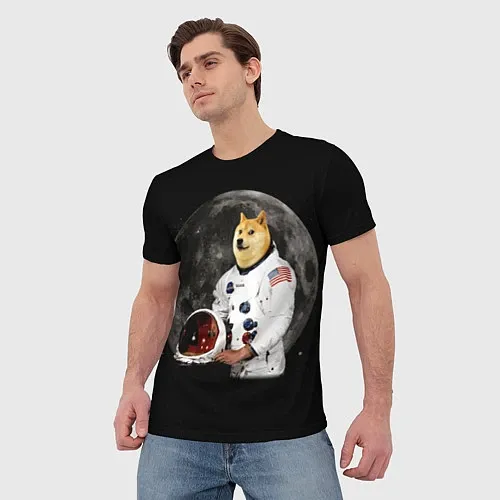 Мужские 3D-футболки Doge