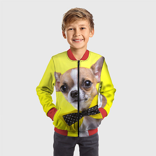 Детские куртки-бомберы с собаками