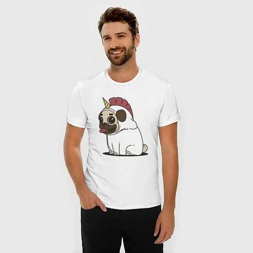 Мужские приталенные футболки с собаками