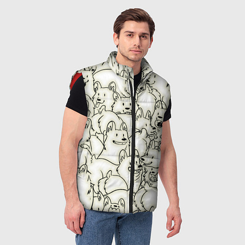 Мужские жилетки с собаками