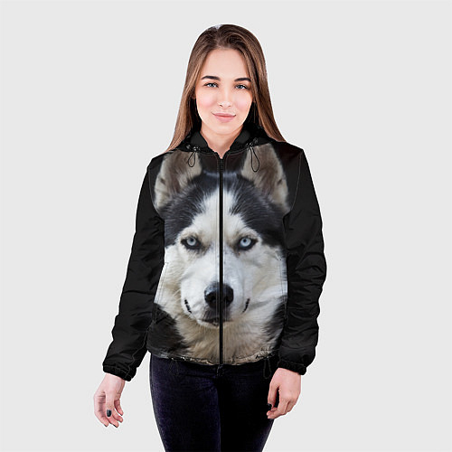 Женские куртки с капюшоном с собаками