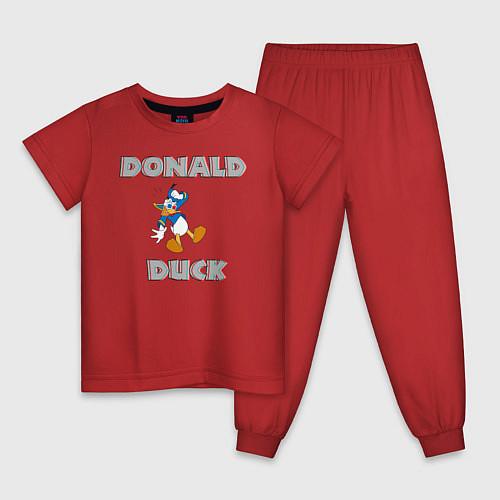 Детские пижамы Дональд Дак