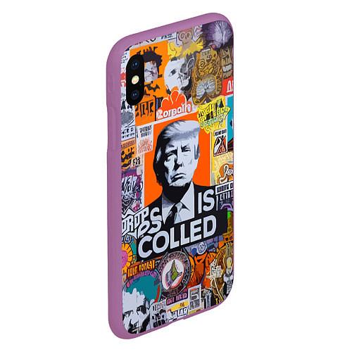 Чехлы для iPhone XS Max Дональд Трамп