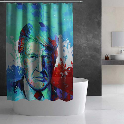 Шторки для душа Дональд Трамп