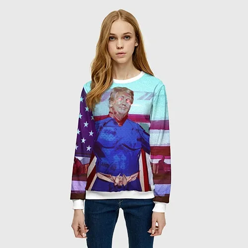 Женские 3D-свитшоты Дональд Трамп