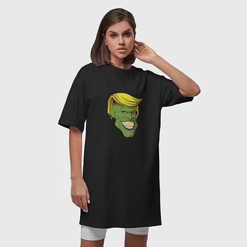 Женские длинные футболки Дональд Трамп