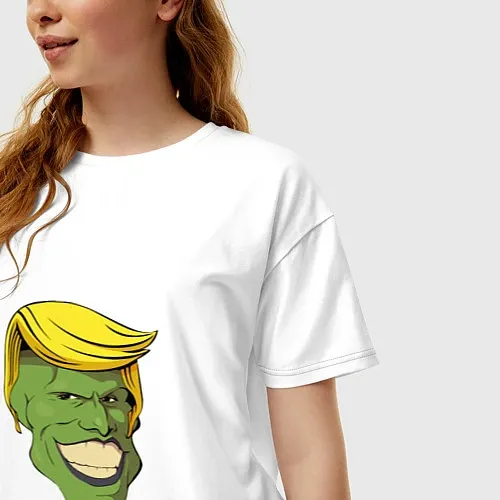 Женские футболки оверсайз Дональд Трамп