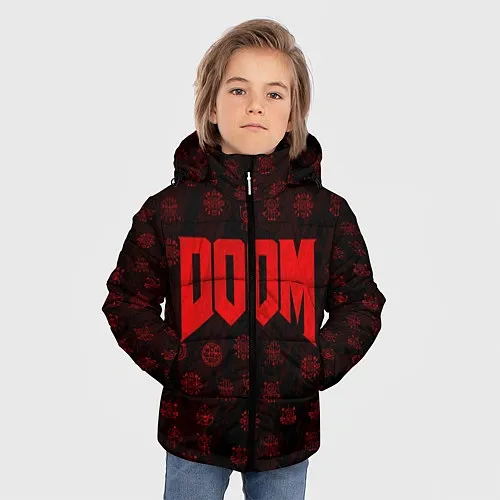Детские куртки с капюшоном Doom