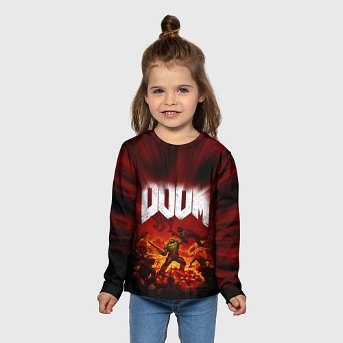 Детские футболки с рукавом Doom
