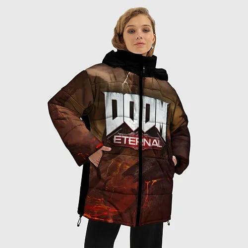 Женские куртки с капюшоном Doom