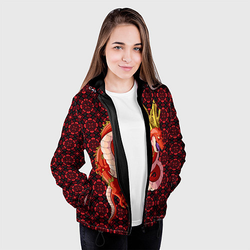 Женские куртки с капюшоном Жемчуг дракона