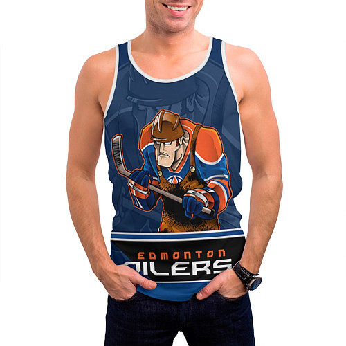 Мужские майки-безрукавки Эдмонтон Ойлерз